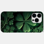 INTRICATE DARK GREEN IRISH SHAMROCKS Case-Mate iPhone CASE (Achterkant (horizontaal))