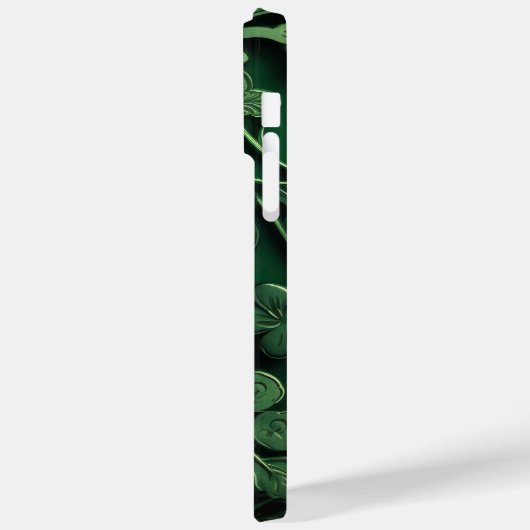 INTRICATE DARK GREEN IRISH SHAMROCKS Case-Mate iPhone CASE (Achterkant / Links)