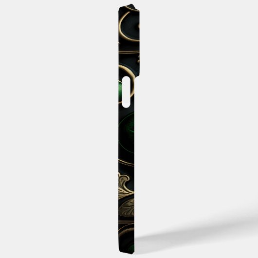 INTRICATE DARK GREEN IRISH SHAMROCKS Case-Mate iPhone CASE (Achterkant / Rechts)