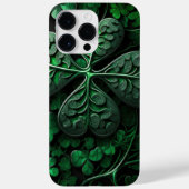 INTRICATE DARK GREEN IRISH SHAMROCKS Case-Mate iPhone CASE (Achterkant)
