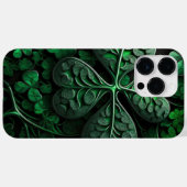 INTRICATE DARK GREEN IRISH SHAMROCKS Case-Mate iPhone CASE (Achterkant (horizontaal))