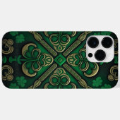 INTRICATE DARK GREEN IRISH SHAMROCKS Case-Mate iPhone CASE (Achterkant (horizontaal))
