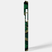 INTRICATE DARK GREEN IRISH SHAMROCKS Case-Mate iPhone CASE (Achterkant / Links)