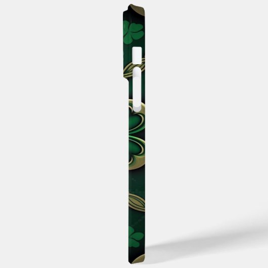 INTRICATE DARK GREEN IRISH SHAMROCKS Case-Mate iPhone CASE (Achterkant / Links)