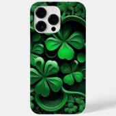 INTRICATE DARK GREEN IRISH SHAMROCKS Case-Mate iPhone CASE (Achterkant)