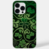 INTRICATE DARK GREEN IRISH SHAMROCKS Case-Mate iPhone CASE (Achterkant)