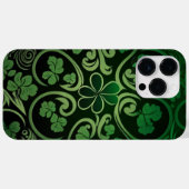 INTRICATE DARK GREEN IRISH SHAMROCKS Case-Mate iPhone CASE (Achterkant (horizontaal))