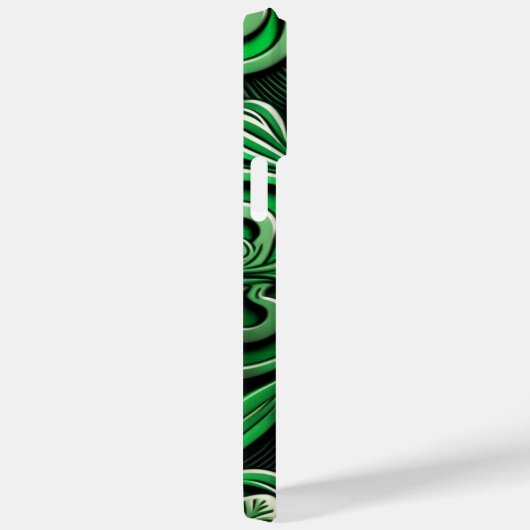 INTRICATE DARK GREEN IRISH SHAMROCKS Case-Mate iPhone CASE (Achterkant / Rechts)