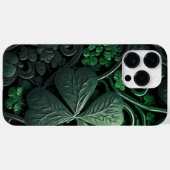INTRICATE DARK GREEN IRISH SHAMROCKS Case-Mate iPhone CASE (Achterkant (horizontaal))