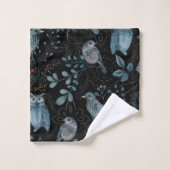 Intricate floral and paisley pattern bad handdoek (Wasdoekje)