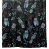 Intricate floral and paisley pattern douchegordijn (Voorkant)