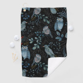 Intricate floral and paisley pattern golfhanddoek (Insitu)