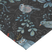 Intricate floral and paisley pattern korte tafelloper (Hoek)