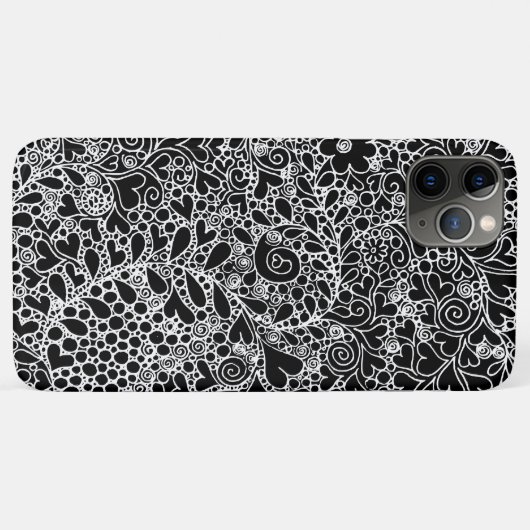 Intricate Floral Design iPhone / iPad case (Achterkant (horizontaal))