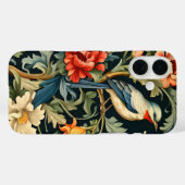 Intricate Floral with Bird Case-Mate iPhone Case (Achterkant (horizontaal))