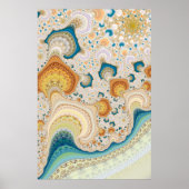 Intricate Fractal Pattern Poster (Voorkant)