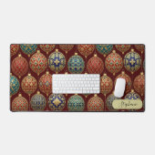 Intricate Geometric Ornament Custom Bureaumat (Keyboard & Muis)