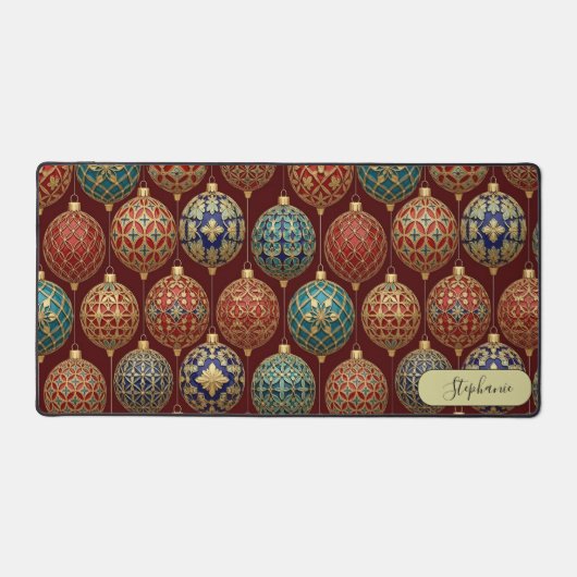 Intricate Geometric Ornament Custom Bureaumat (Voorkant)