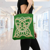 Intricate Gold Celtic Butterfly Canvas tas