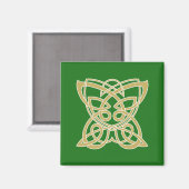 Intricate Gold Celtic Butterfly Magneet (Voorkant / Achterkant)