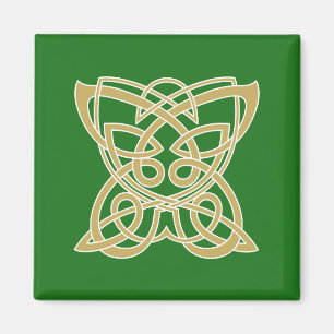 Intricate Gold Celtic Butterfly Magneet