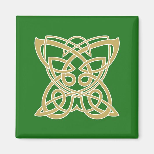 Intricate Gold Celtic Butterfly Magneet (Voorkant)