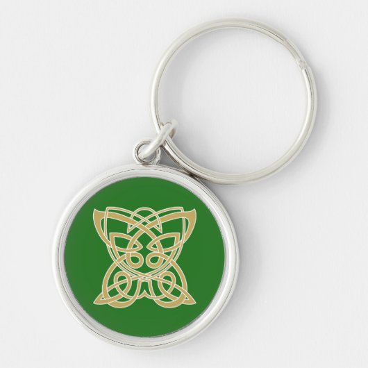 Intricate Gold Celtic Butterfly Sleutelhanger (Voorkant)