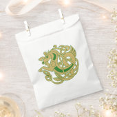 Intricate Gold Celtic Horse Bedankzakje (Geknipt)