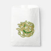 Intricate Gold Celtic Horse Bedankzakje (Voorkant)