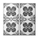 Intricate grijze Azulejos stijl Neutraal Tegeltje<br><div class="desc">Geïnspireerd door de Portugese Azulejos maken deze prachtige neutrale grijze tegels verbluffende rugspetters voor keukens en badkamers. Deze kunnen ook worden omhuld om aan muren als accentdecor te hangen.</div>