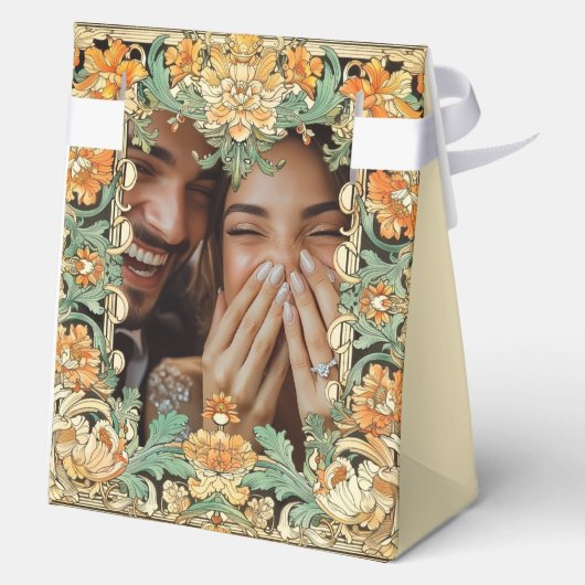 Intricate Inca Aztec Influence Motif & Filigree Bedankdoosjes (Achterkant)