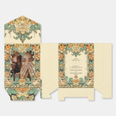 Intricate Inca Aztec Influence Motif & Filigree Bedankdoosjes (Ongevouwen)