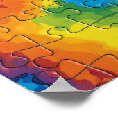  Intricate Macro: Jigsaw Puzzle Interlocking Art Poster (Hoek)