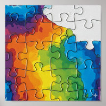 Intricate Macro: Legpuzzel Interlocking Kunst