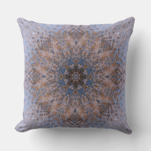 Intricate Mandala Lavender en Dusty Clay Boho Kussen
