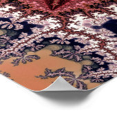 Intricate Mandelbrot Fractal Kunst Poster (Hoek)