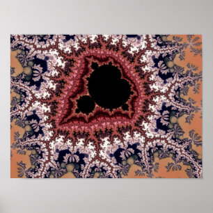Intricate Mandelbrot Fractal Kunst Poster