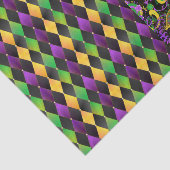 Intricate Mardi Gras Colors Dragon, Diamond Tissuepapier (Detail)