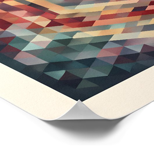 Intricate Math Art: Complex Polygon Tessellation Poster (Hoek)