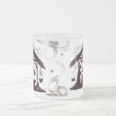 Intricate Nativity Frosted Glass Festive Peace Mug Matglas Koffiemok (Center)