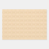 INTRICATE PEACH GREEN YELLOW PATTERS INPAKPAPIER VEL (Voorkant 3)