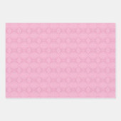 INTRICATE PINK BLUE GRAY PATTERS INPAKPAPIER VEL (Voorkant)