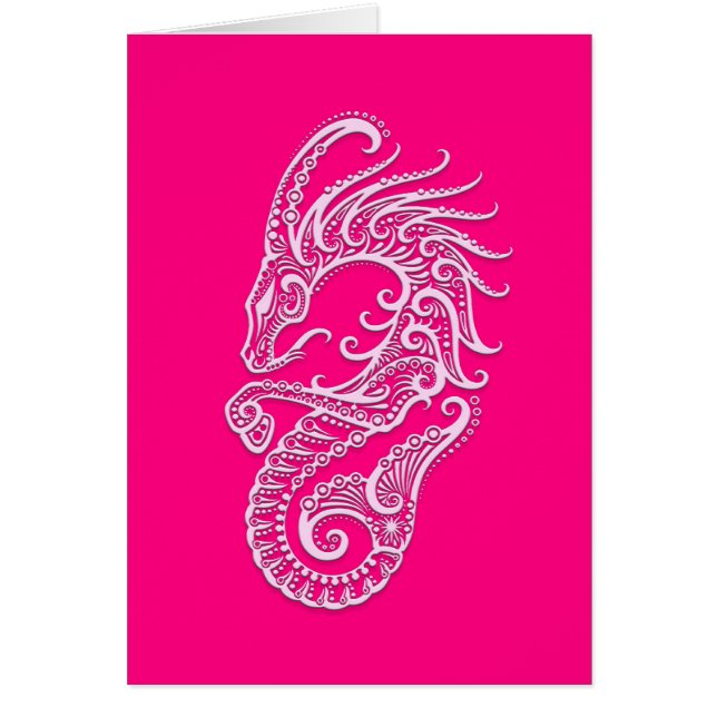 Intricate roze capricorn zodiac (Voorkant)