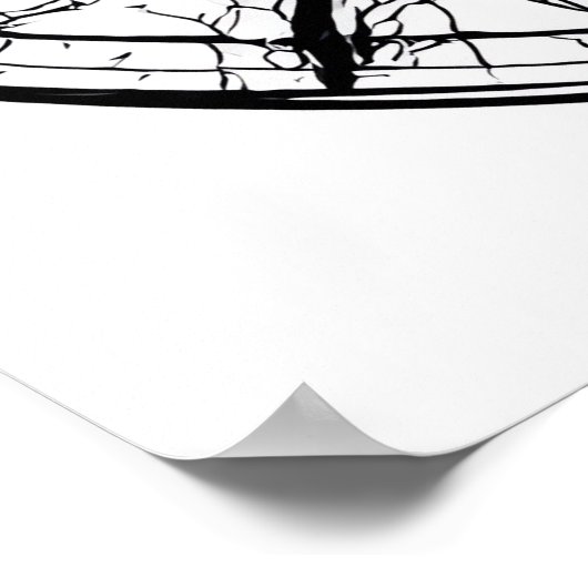 Intricate Symmetrical Pattern: Radial Mandala Poster (Hoek)