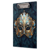 Intricate Teal and Golden  Mask Klembord (Links)
