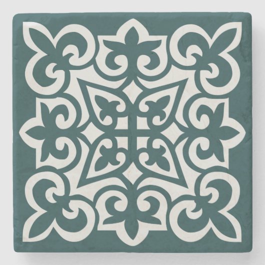 INTRICATE TILE PATROON STENEN ONDERZETTER (Voorkant)