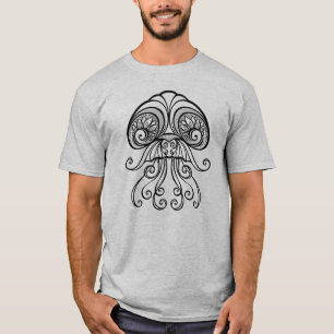 Intricate Tribale Mandala Kwallen Sieraad T-Shirt