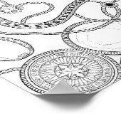 Intricate Wealth Decoupage Template Line Art Poster (Hoek)