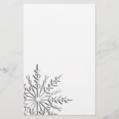 Intricate Winter Snowflake Briefpapier (Voorkant)