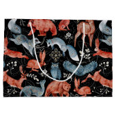  Intricate woodland animals pattern Groot Cadeauzakje (Achterkant)